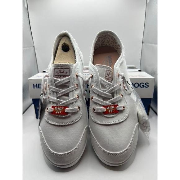 BOBS from Skechers Women's Wide Fit Memory Foam White Casual Shoes 8.5 - Picture 1 of 5